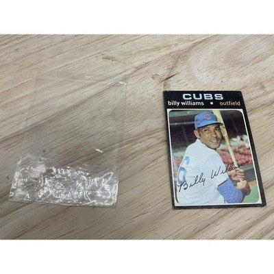 Vintage Chicago Cubs Card MLB Baseball Billy Williams 350 Trading 1971 70s