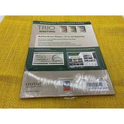 Oxford Trio Writing 2 Textbook Student OS Green New ESL Academic Writing Book