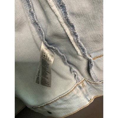 Forever 21 Women's Jean Jacket Small Light Wash Cotton Blend Casual Streetwear