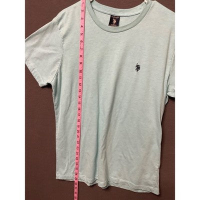 US Polo Assn. Men’s T-Shirt Large Blue Embroidered Logo 60/40 Cotton Blend