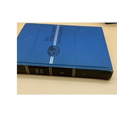 1961 World Book Encyclopedia Vol 2”B”, Vintage Hardcover, Field Enterprises