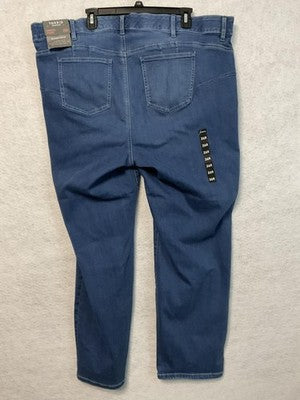 Torrid Jeans Womens 26R Blue Medium Wash Bombshell Straight Stretch Denim 2021