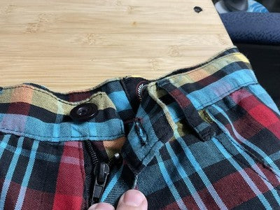Evolution In Design Shorts Mens 36 Multicolor Plaid Bermuda Flat Front Pockets