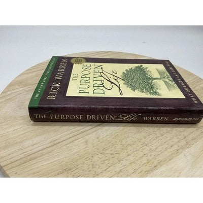 Vintage The Purpose Driven Life Rick Warren Hardcover Christian Living Book