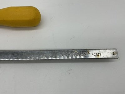 Columbian 42812 Bar Clamp Yellow Handle Woodworking Metal F Clamp Tool Vintage