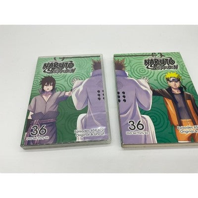 Viz Media Naruto Shippuden DVD Set 36 Episodes 459-472 Green Uncut Anime Box Set