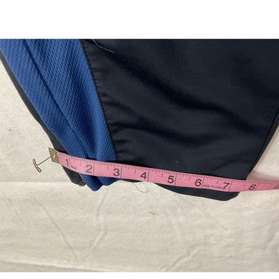Nautica Competition Track Pants Mens Medium Navy Blue Side Stripe Joggers Retro