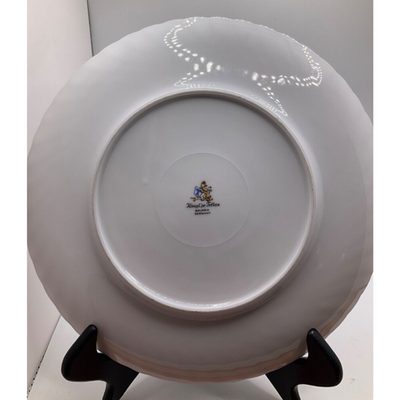 Vintage Königl. pr. Tettau Bavaria Salad Plate  8" Gold Trim Floral Konigl