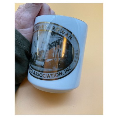 Vintage 1925-1975 Salisbury-Rowan Merchants Assoc. Collector's Mug, Gold Trim 4"
