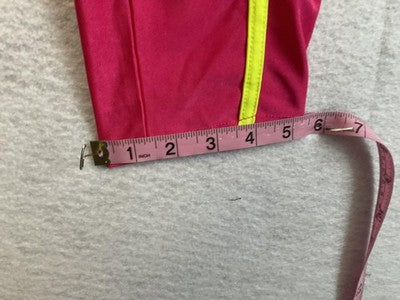 HL Leggings Womens XL Pink Ankle High Rise Contrast Piping Stretch Activewear