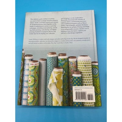 Fabric Printing & Design Book by Laurie Wisbrun 2012 Hardcover DIY Guide