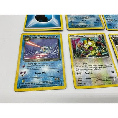 Pokemon Trading Card Lot Kids Unisex OS Multi Dark Golduck Pidgeot Meowth TCG