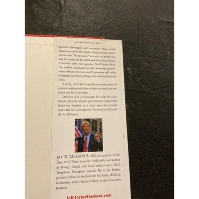 Infiltrated 2013 Jay W Richards HC Book Financial Crisis Exposé Government