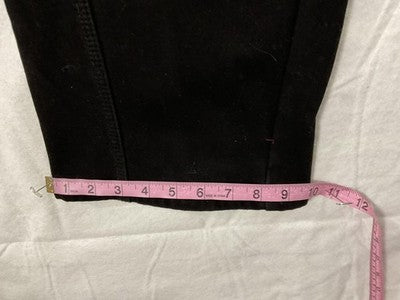 EMMIOL Jeans Womens XS Black Denim High Rise Straight Fleece Lined Thermal Warm