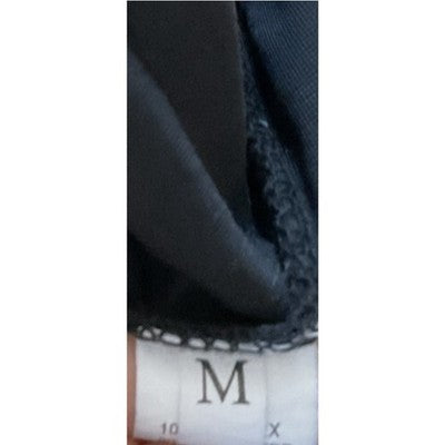 One Shoulder Black Velvet Dress Size  Med Faux Wrap Bodycon Cocktail Gown
