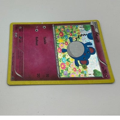 Pokemon Marill Card McDonald's 2015 Promo 10/12 Pink Holo Foil Fairy TCG Card