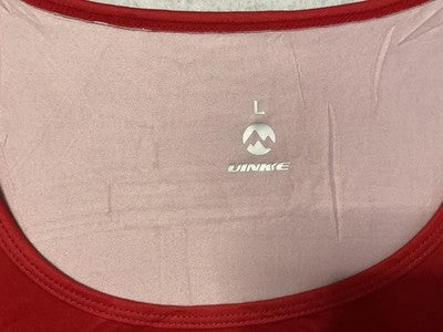 UINKE Tank Top Womens Large Red USA Flag Graphic UPF50+ Athletic Patriotic