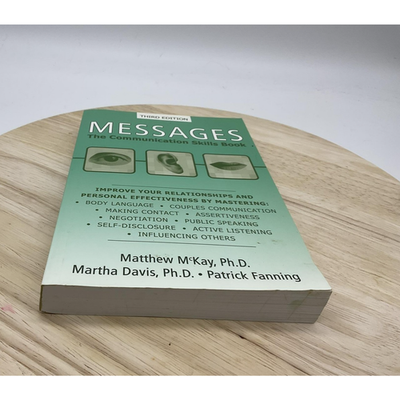 Messages The Communication Skills Book 3rd Edition Self-Help Paperback McKay