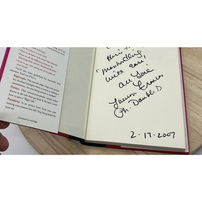 Dating, Mating, and Manhandling Lauren Frances Signed Hardcover Dating Guide