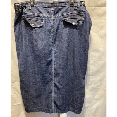 Quizz New York Denim Skirt Size 22, Y2K/90's Style, Ramie Blend