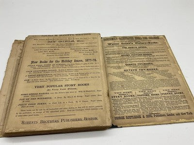 Chatterbox 1877 Children's Book Illustrated Hardcover E. Worthington Vintage