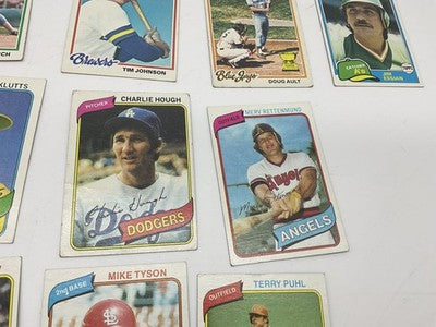 1978 Topps Baseball 20 Cards Vintage Blyleven Hough Boone Puhl Mendoza