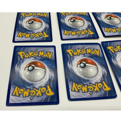 Pokemon Card Lot 6pc Cubone Machop Quagsire Geodude Mankey Phanpy TCG Fighting