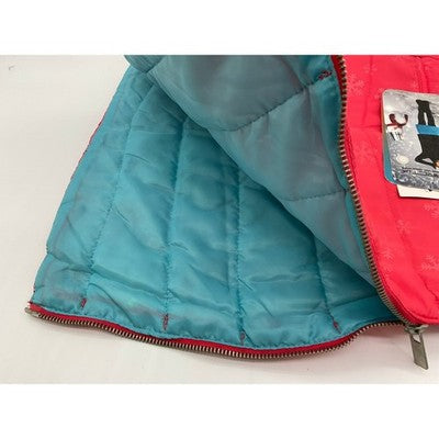 Arctix Snow Skirt Girls Small Melon Red Snowflake Quilted Insulated 6790-58 NEW