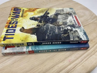 Scholastic Tides Of War 2-Book Set C. Alexander London Blood Honor Paperback Lot