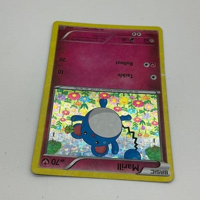 Pokemon Marill Card McDonald's 2015 Promo 10/12 Pink Holo Foil Fairy TCG Card