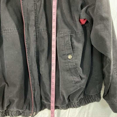 Snap-on Jacket Mens 3XL Black Canvas Bomber Quilted Insulated Full Zip Workwear
