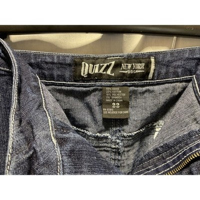 Quizz New York Denim Skirt Size 22, Y2K/90's Style, Ramie Blend