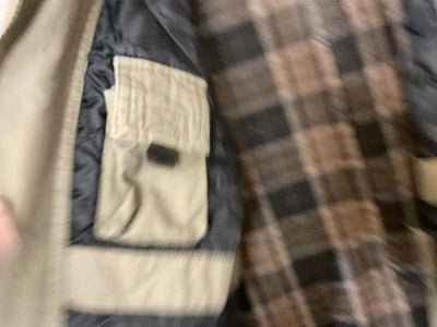 Pacific Trail Mens XL Beige Canvas Lined Barn Field Coat Parka Pockets Retro