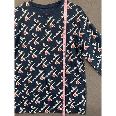 Hustle G Fresh Shirt Boys XL Long Sleeve Graphic Streetwear All Over Print