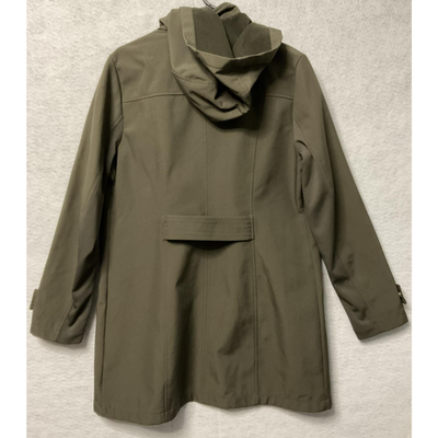 Sebby Collection Jacket Womens Medium Hooded Water Resistant Windproof Coat