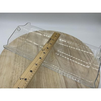 Whirlpool Refrigerator Door Compartment Replacement W10385897 Clear Plastic Part