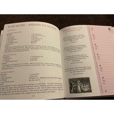 Robert Frederick, The Really Useful Home Book, 1992 Planner Quotes Recipes