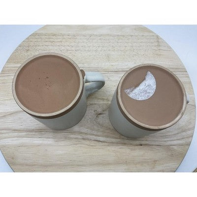 Fall Stoneware Coffee Mugs Set of 2 Happy Fall Y'all Pumpkin Patch Ceramic Fall
