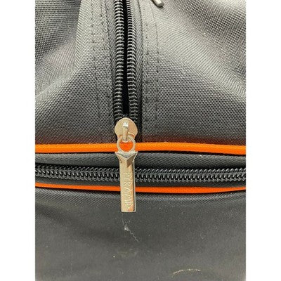 Pyramid Bowling Ball Bag Unisex OS Black Orange Rolling 2 Ball Tote Carrier