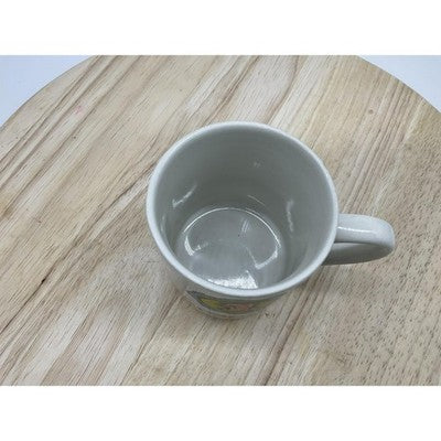 Vintage 1990 Wang's Int'l #1 Grandpa Coffee Mug White Blue Ribbon Ceramic Cup