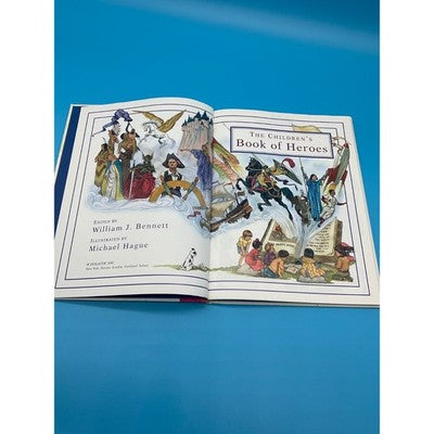 The Children's Book of Heroes Hardcover William J. Bennett 1997 Scholastic