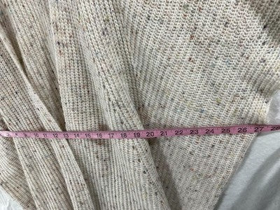 David And Young Sweater Cape Womens One Size White Open Knit Poncho Relaxed