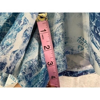 Ocean + Coast Realtree Fishing Shorts Womens Large Blue Camo Aspect Performance