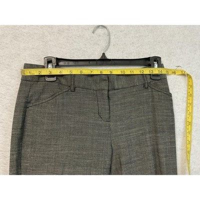 Express Design Studio Pants Womens 2R Gray Bootcut Dress Trousers Work Office