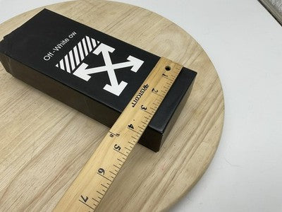 Off-White Case Mens Black Arrow Logo Rectangular Cardboard Storage Box Packaging