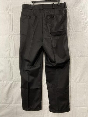Pacific Uniform Pants Mens 38x32 Black Guard Security 100% Polyester Trousers