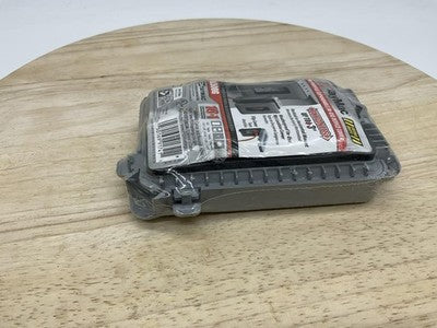 TayMac ML500G Weatherproof Extra Duty In-Use Outlet Cover Metal Enclosure Gray