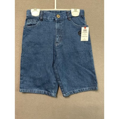 Ecko Unltd Kids Jean Shorts & Tee Size 10 Blue Denim Casual Summer Boys NWT