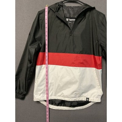 Encrypted Supply Company Windbreaker Pullover Jacket Mens Large Hooded