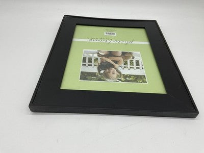 Black Photo Frame 8x10 Plastic Rectangular Free Standing Tabletop Picture